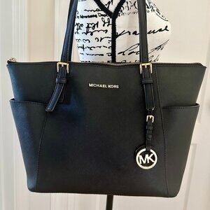 Michael Kors Charlotte Tote Logo Jet Set Tote Bag